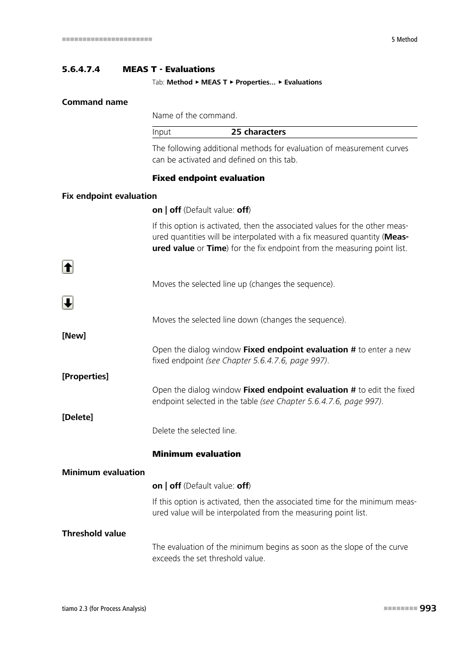 4 meas t - evaluations, Evaluations | Metrohm tiamo 2.3 (process analysis) User Manual | Page 1009 / 1790