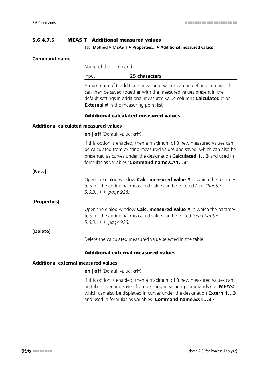 5 meas t - additional measured values, Additional measured values | Metrohm tiamo 2.3 (process analysis) User Manual | Page 1012 / 1790
