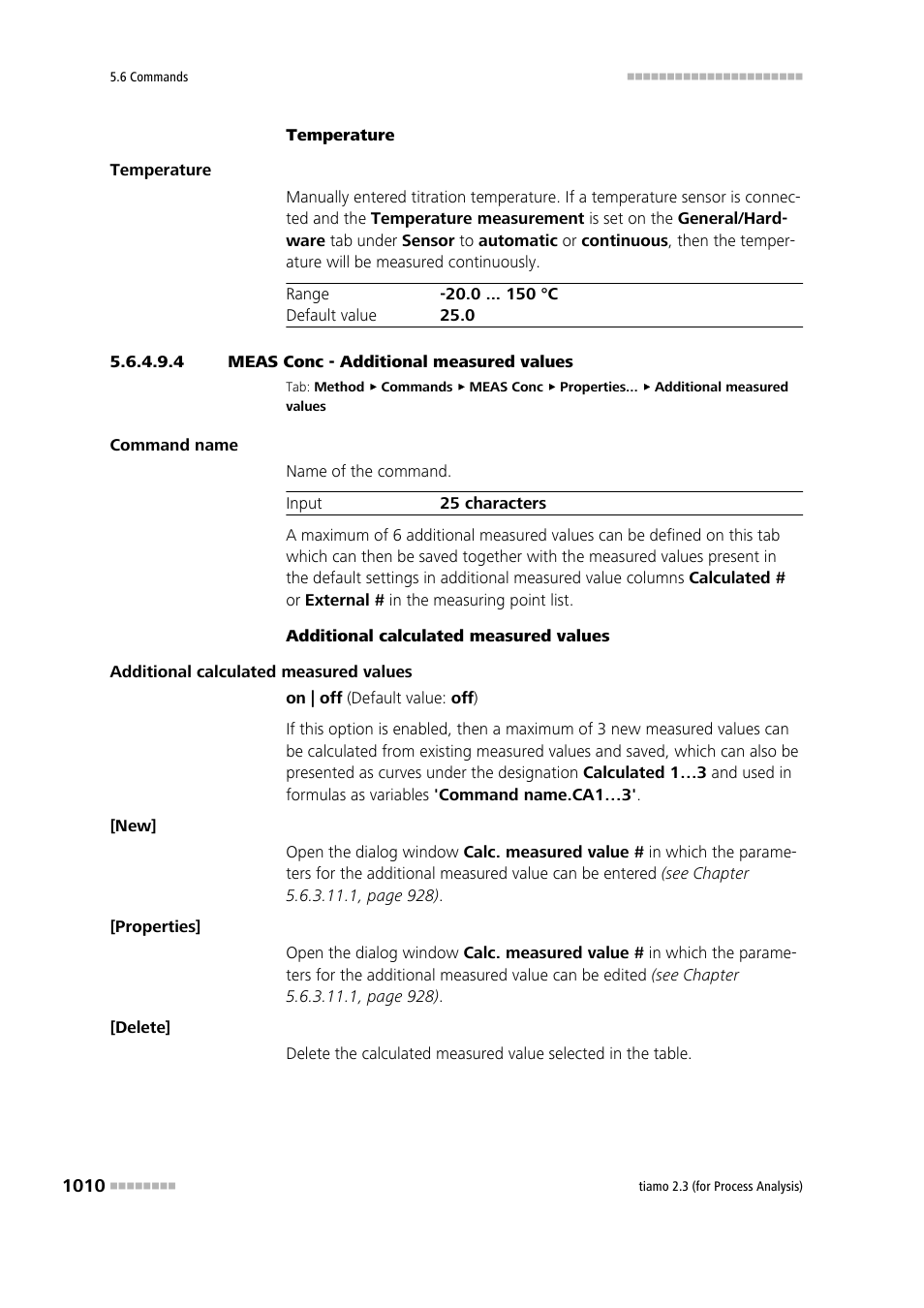 4 meas conc - additional measured values | Metrohm tiamo 2.3 (process analysis) User Manual | Page 1026 / 1790