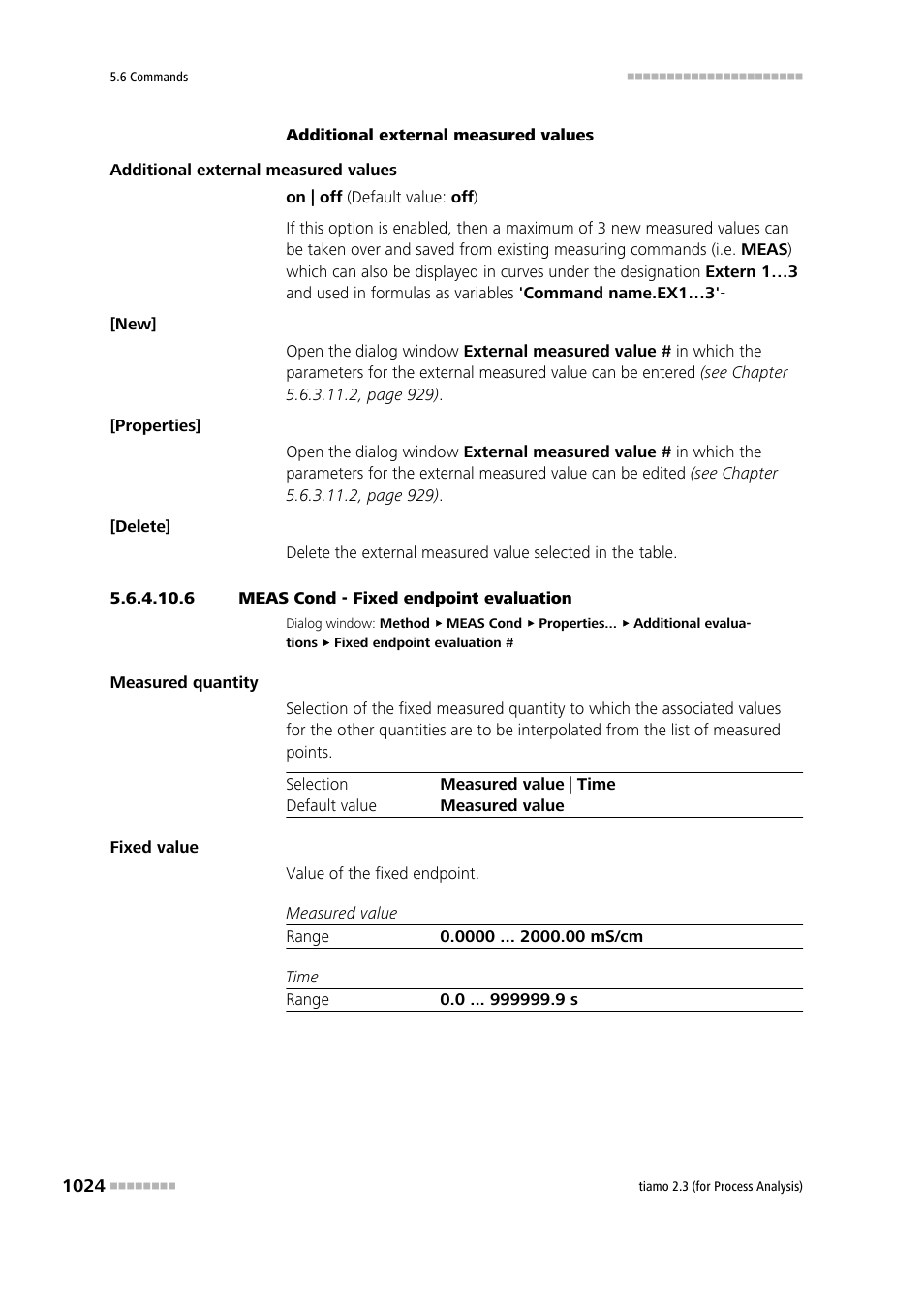 6 meas cond - fixed endpoint evaluation | Metrohm tiamo 2.3 (process analysis) User Manual | Page 1040 / 1790