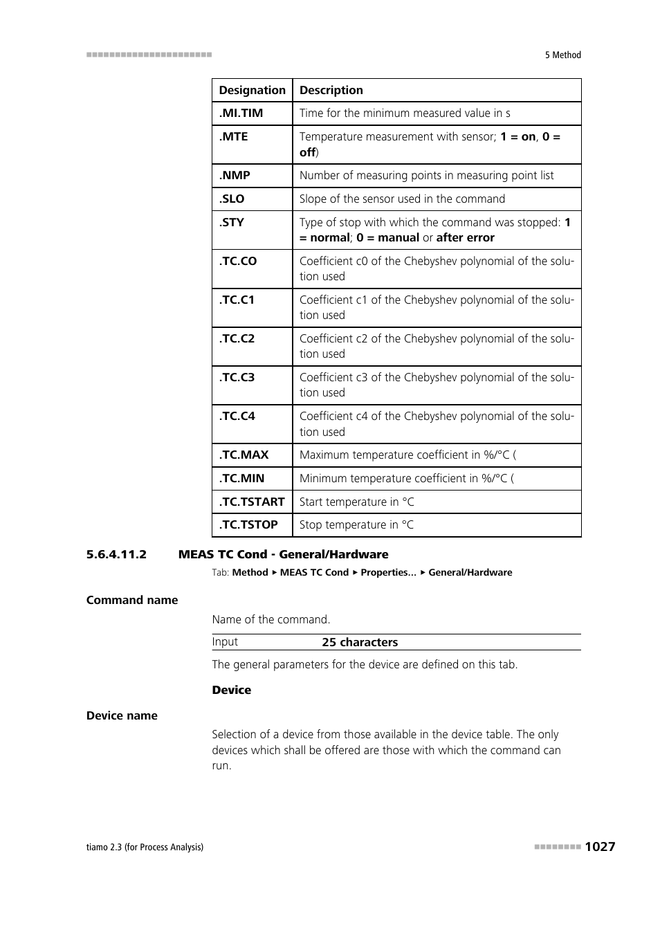 2 meas tc cond - general/hardware | Metrohm tiamo 2.3 (process analysis) User Manual | Page 1043 / 1790