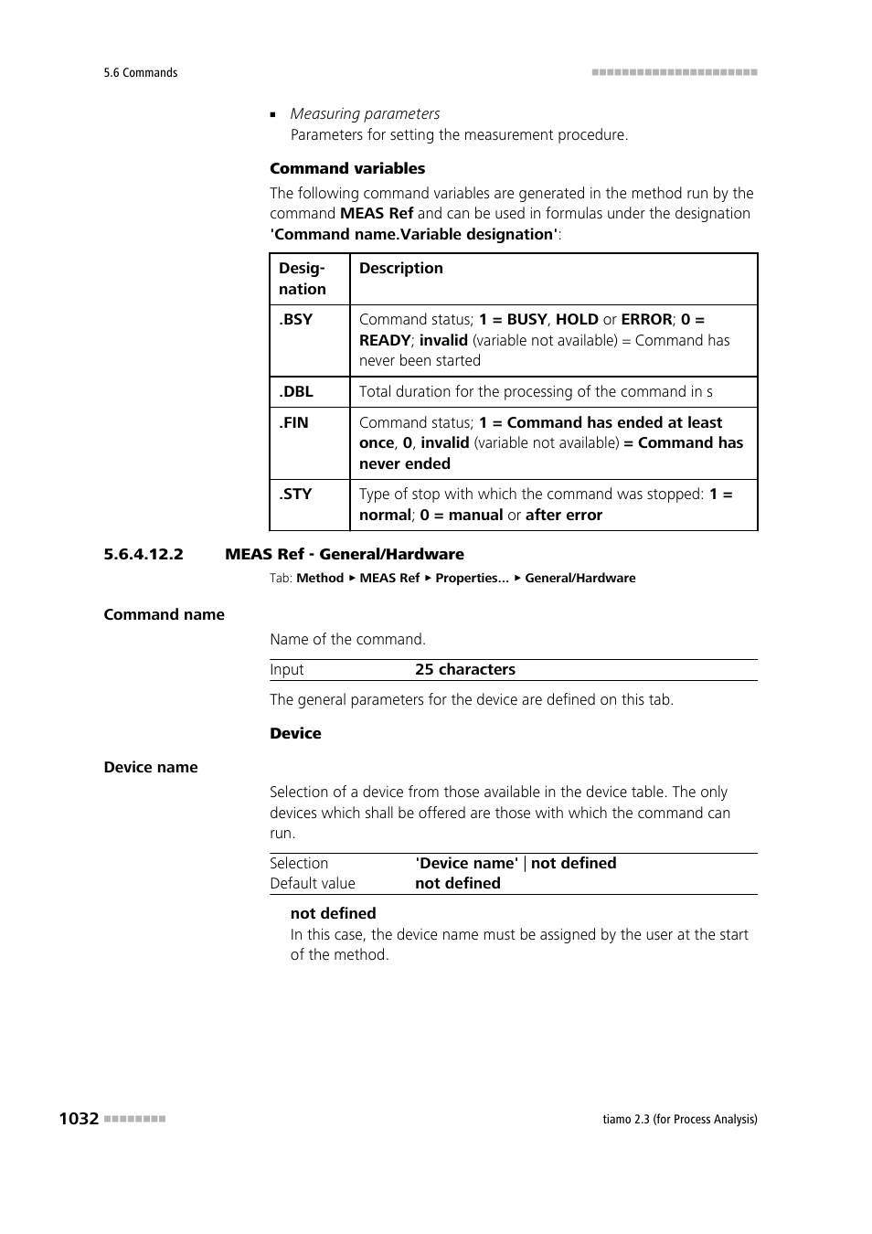 2 meas ref - general/hardware | Metrohm tiamo 2.3 (process analysis) User Manual | Page 1048 / 1790