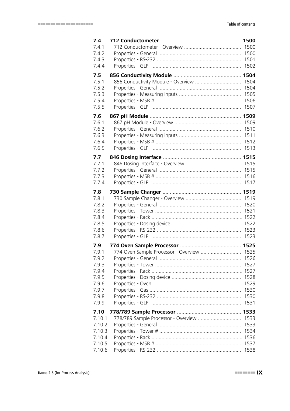 Metrohm tiamo 2.3 (process analysis) User Manual | Page 11 / 1790