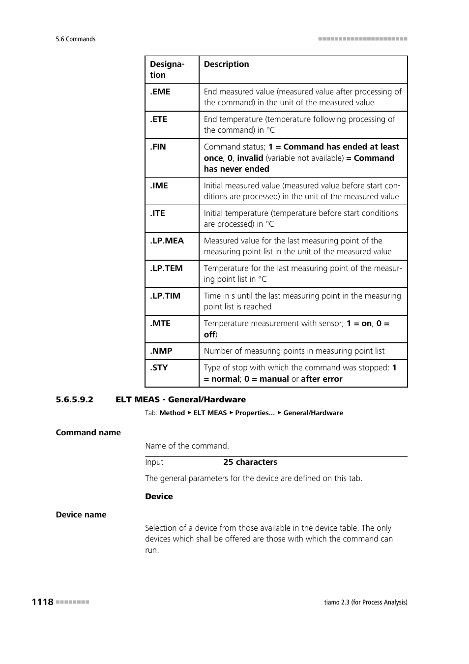 2 elt meas - general/hardware | Metrohm tiamo 2.3 (process analysis) User Manual | Page 1134 / 1790