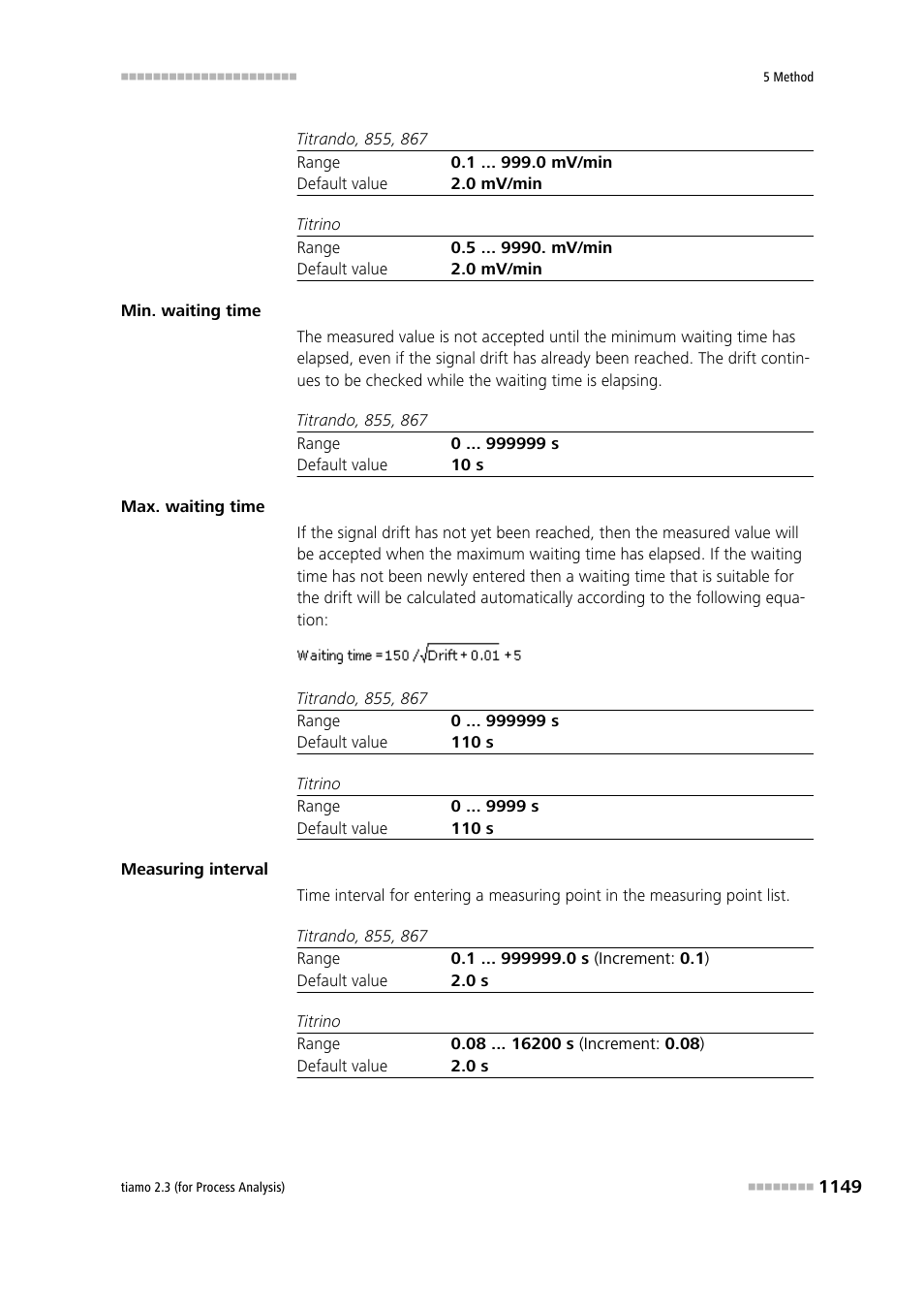 Metrohm tiamo 2.3 (process analysis) User Manual | Page 1165 / 1790