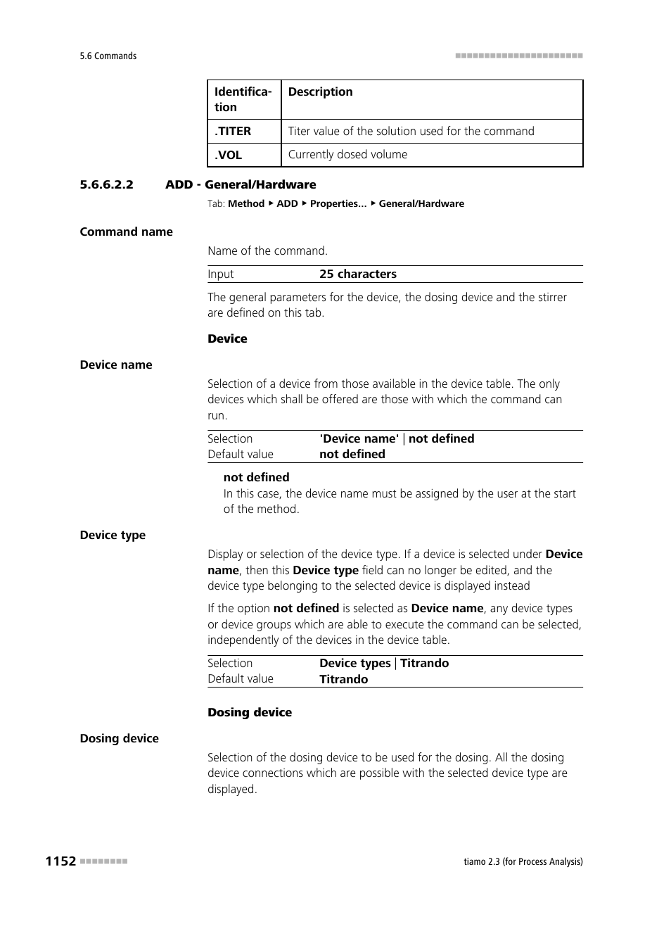 2 add - general/hardware | Metrohm tiamo 2.3 (process analysis) User Manual | Page 1168 / 1790