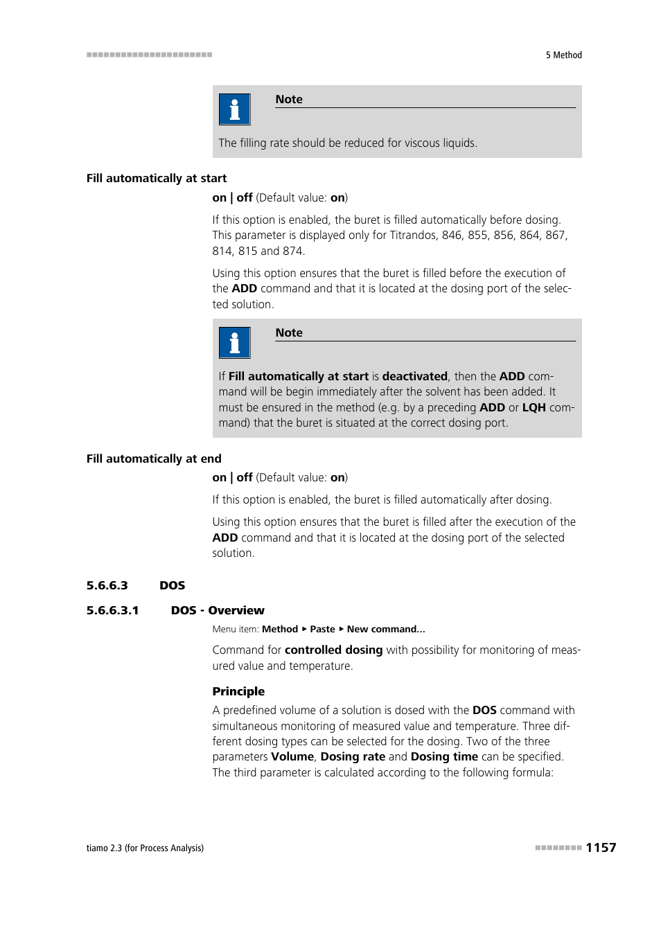 3 dos, 1 dos - overview | Metrohm tiamo 2.3 (process analysis) User Manual | Page 1173 / 1790