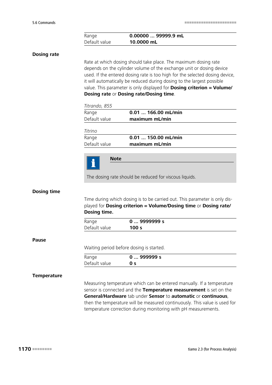 Metrohm tiamo 2.3 (process analysis) User Manual | Page 1186 / 1790