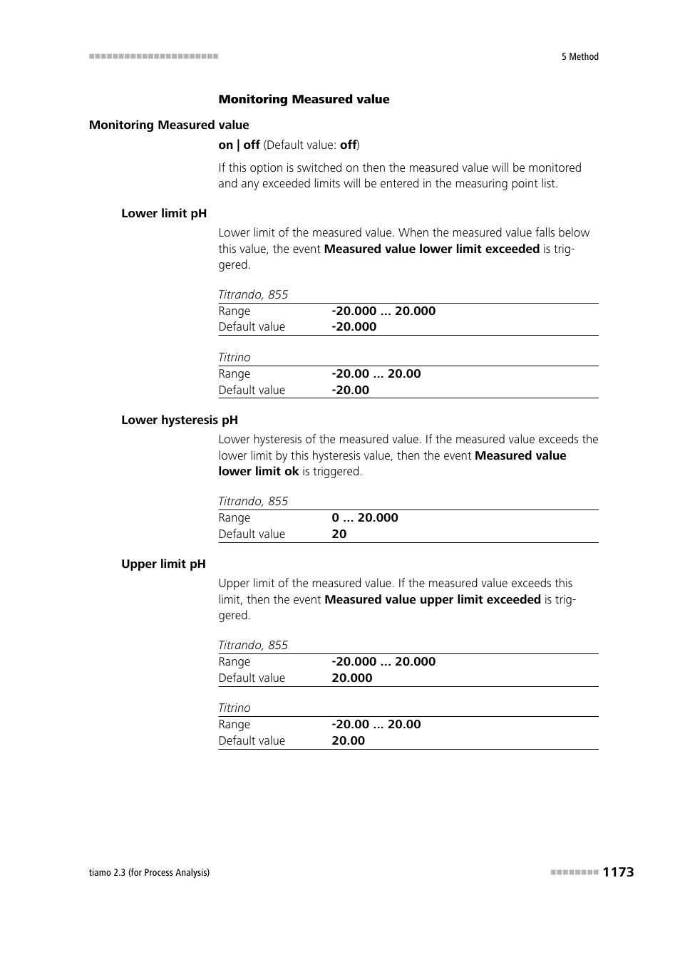 Metrohm tiamo 2.3 (process analysis) User Manual | Page 1189 / 1790