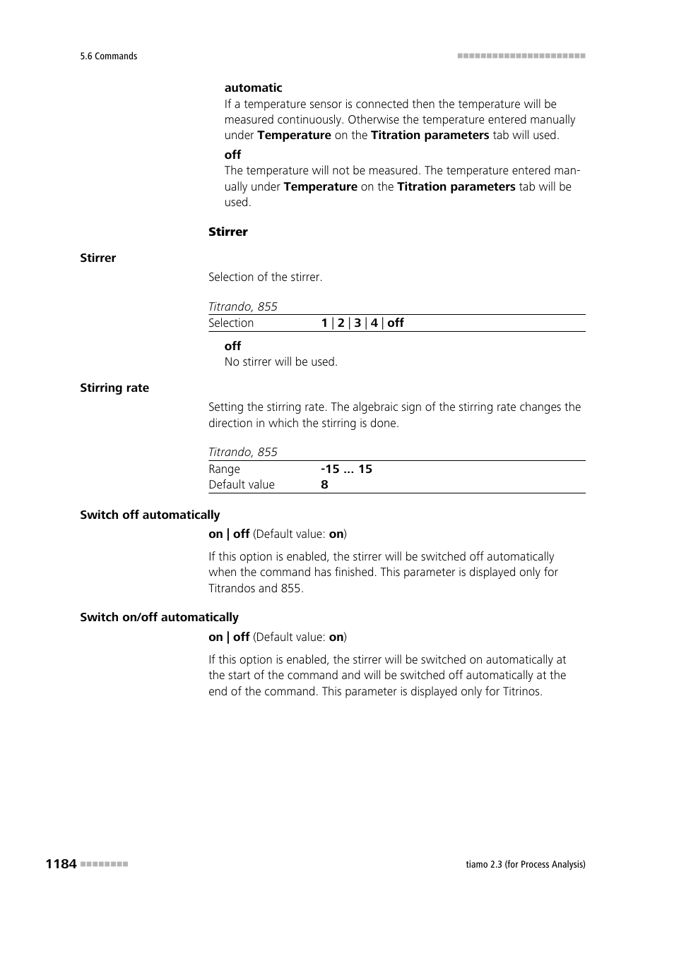 Metrohm tiamo 2.3 (process analysis) User Manual | Page 1200 / 1790