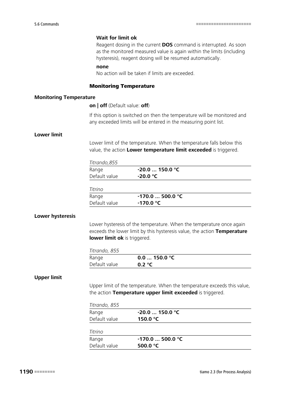 Metrohm tiamo 2.3 (process analysis) User Manual | Page 1206 / 1790