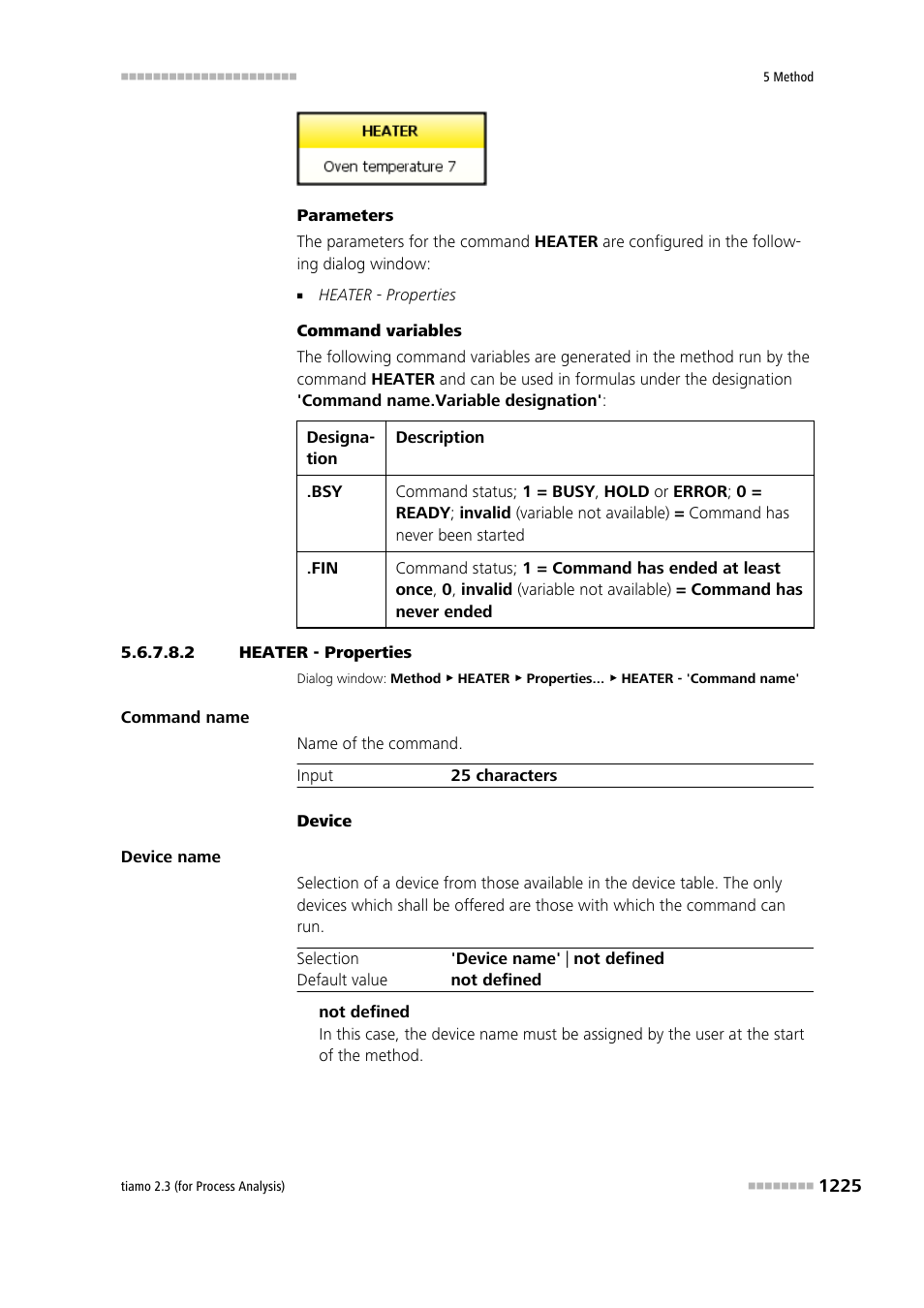 2 heater - properties | Metrohm tiamo 2.3 (process analysis) User Manual | Page 1241 / 1790