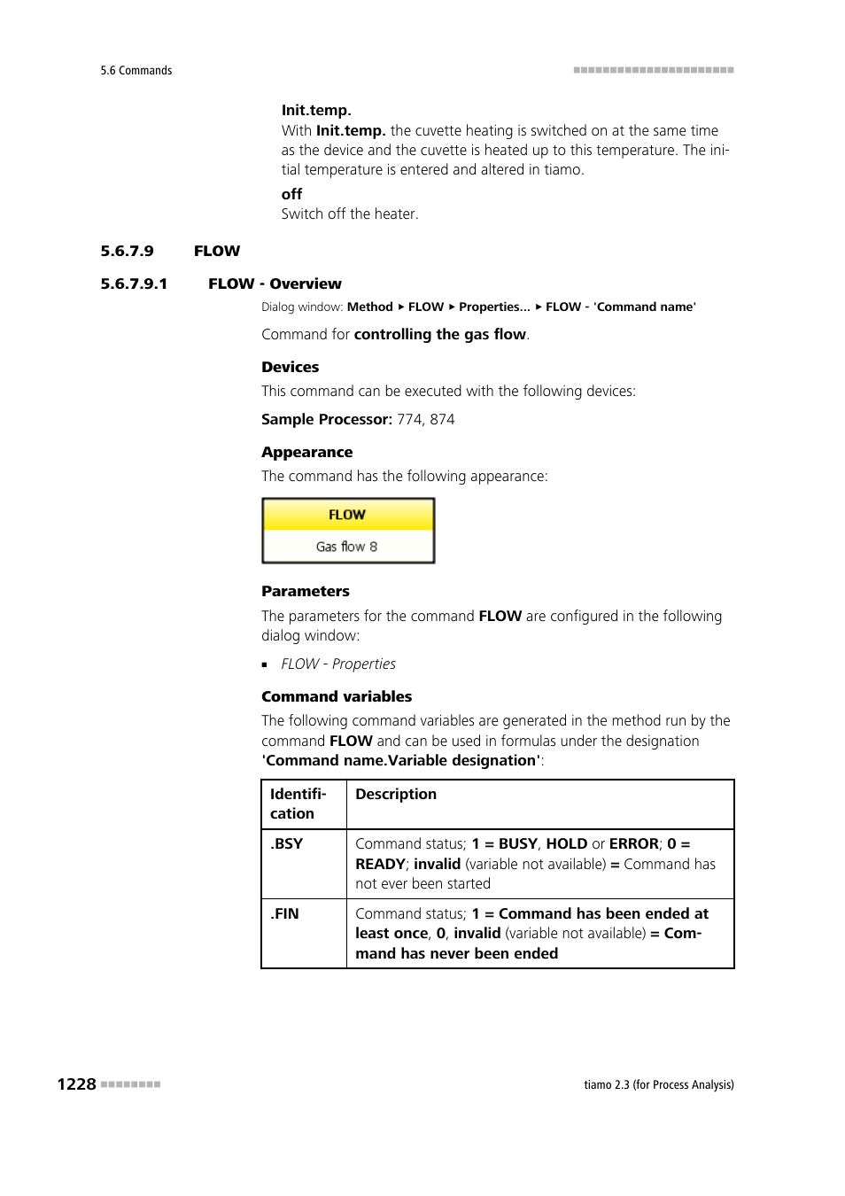 9 flow, 1 flow - overview, Flow | Metrohm tiamo 2.3 (process analysis) User Manual | Page 1244 / 1790