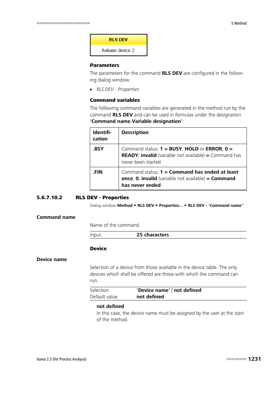 2 rls dev - properties | Metrohm tiamo 2.3 (process analysis) User Manual | Page 1247 / 1790