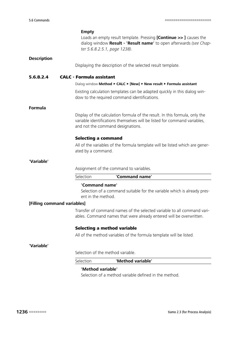 4 calc - formula assistant | Metrohm tiamo 2.3 (process analysis) User Manual | Page 1252 / 1790