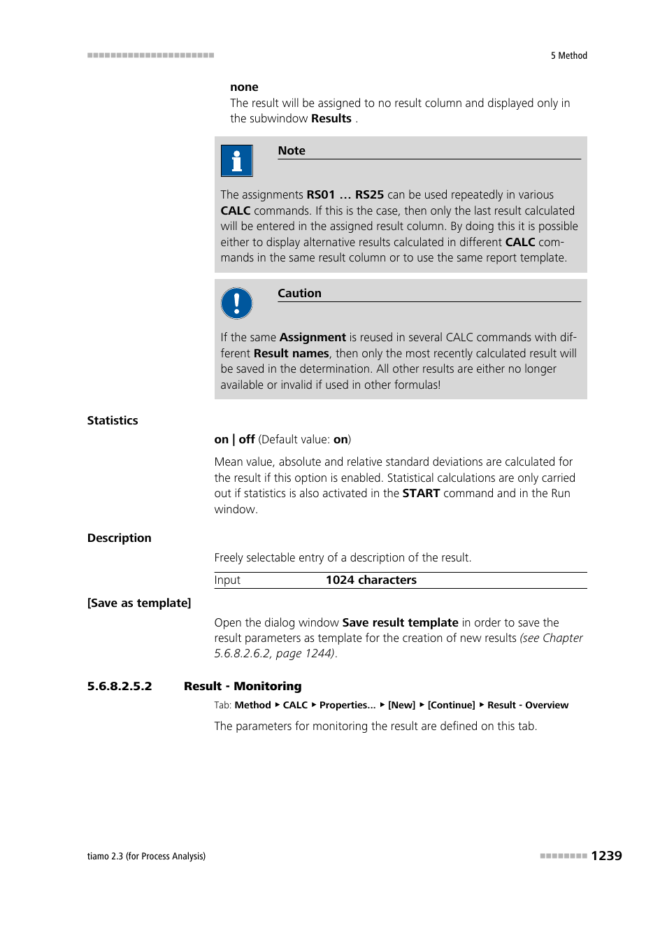 2 result - monitoring | Metrohm tiamo 2.3 (process analysis) User Manual | Page 1255 / 1790