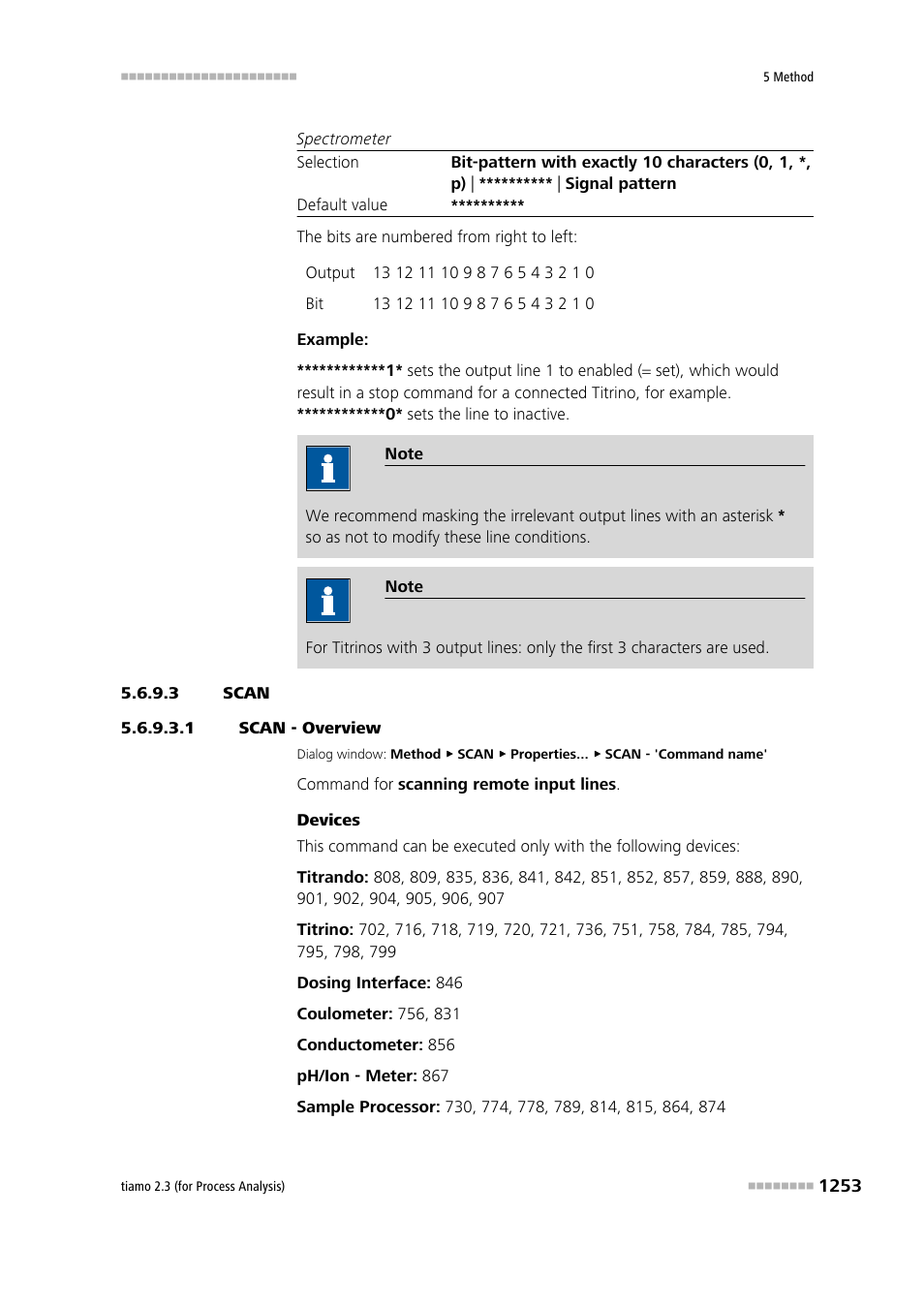 3 scan, 1 scan - overview, Scan | Metrohm tiamo 2.3 (process analysis) User Manual | Page 1269 / 1790
