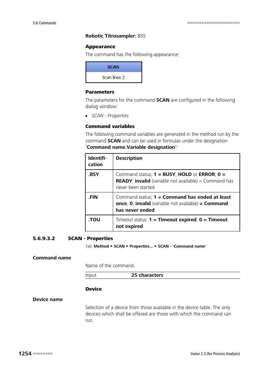 2 scan - properties | Metrohm tiamo 2.3 (process analysis) User Manual | Page 1270 / 1790