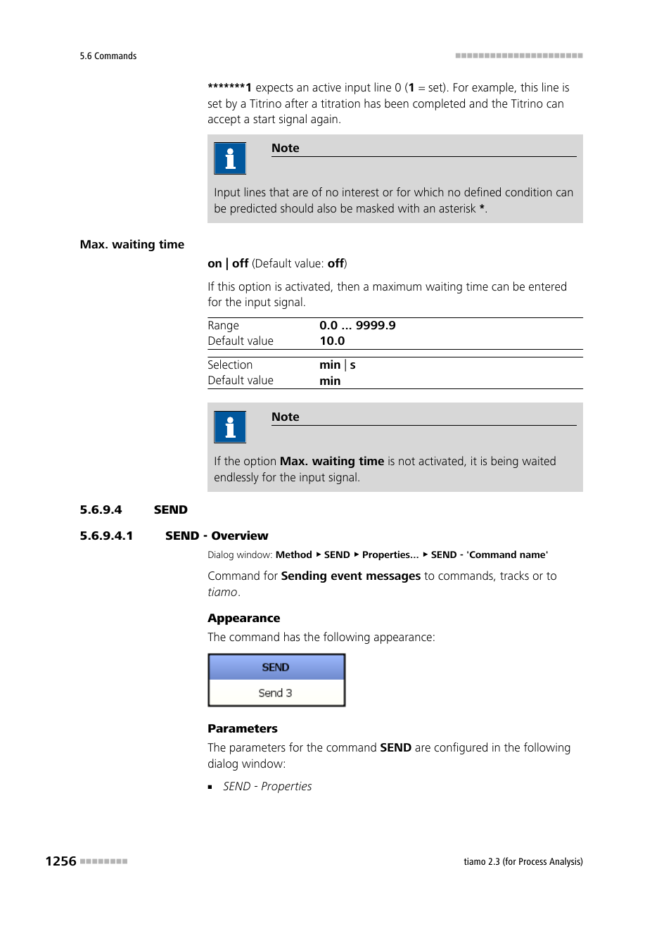 4 send, 1 send - overview, Send | Metrohm tiamo 2.3 (process analysis) User Manual | Page 1272 / 1790