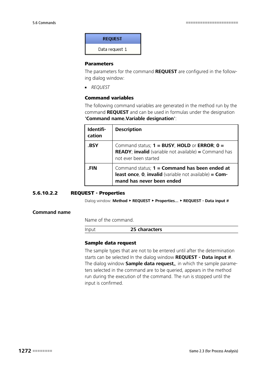 2 request - properties | Metrohm tiamo 2.3 (process analysis) User Manual | Page 1288 / 1790