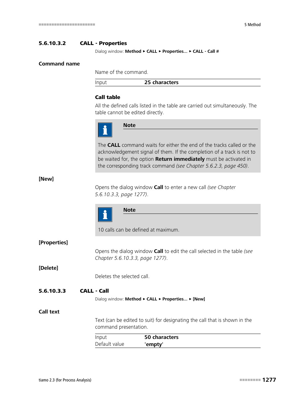 2 call - properties, 3 call - call | Metrohm tiamo 2.3 (process analysis) User Manual | Page 1293 / 1790