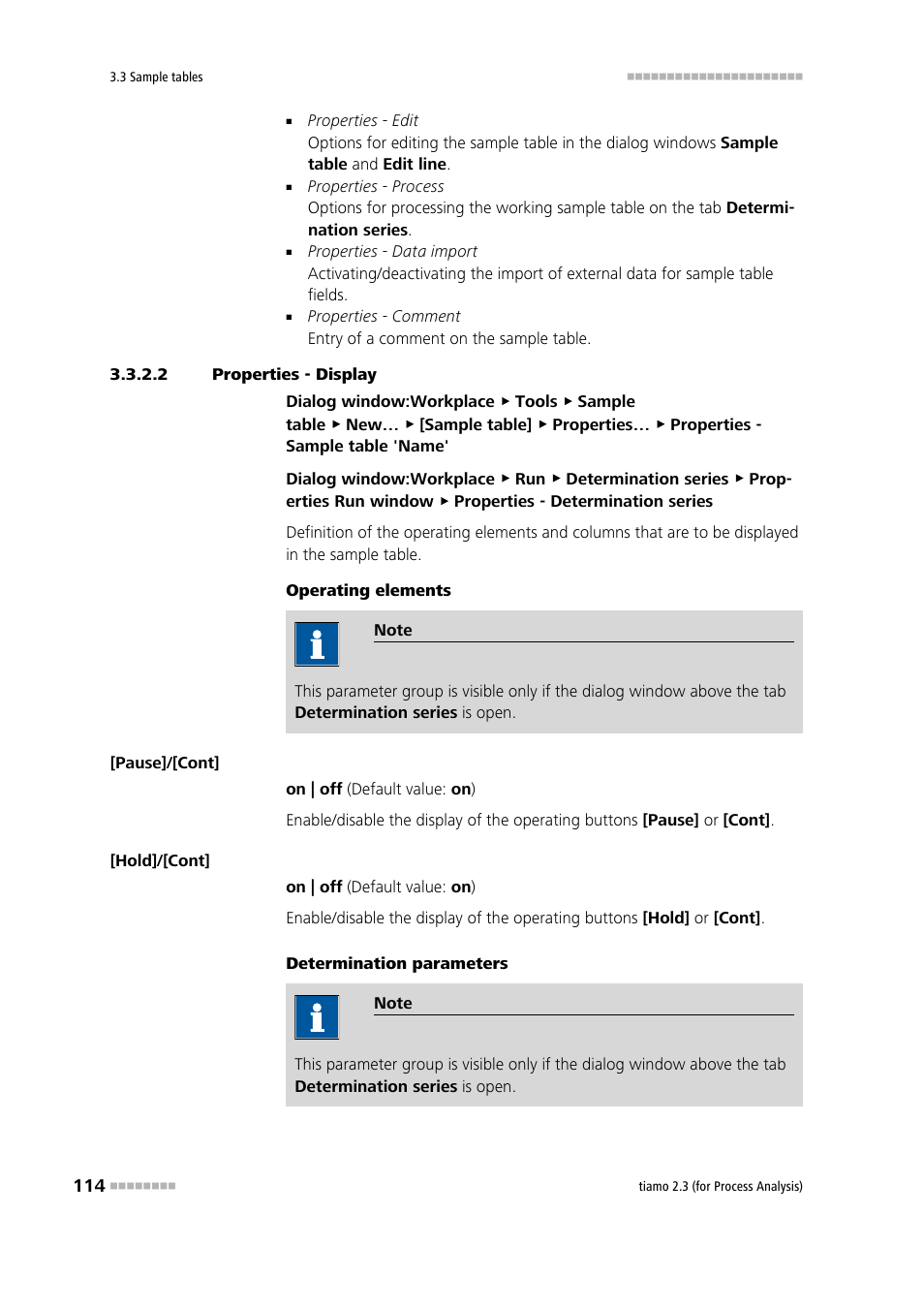 2 properties - display | Metrohm tiamo 2.3 (process analysis) User Manual | Page 130 / 1790