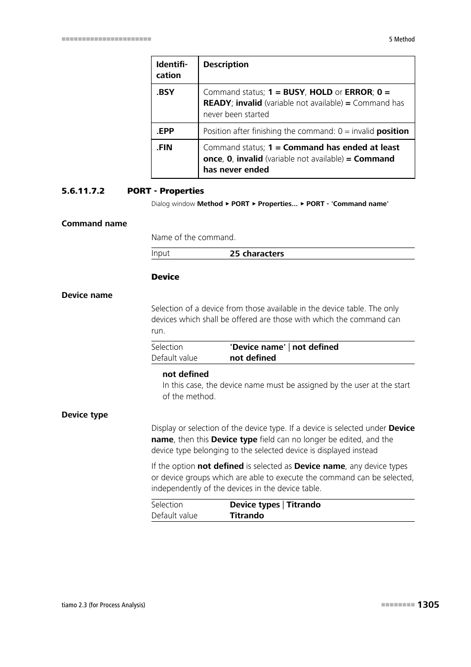 2 port - properties | Metrohm tiamo 2.3 (process analysis) User Manual | Page 1321 / 1790