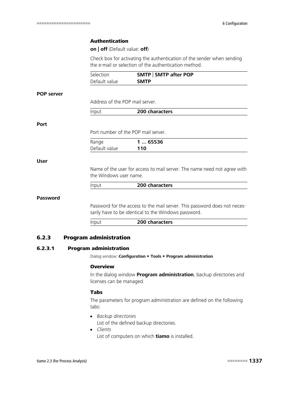 3 program administration, 1 program administration, Program administration 7 | Metrohm tiamo 2.3 (process analysis) User Manual | Page 1353 / 1790