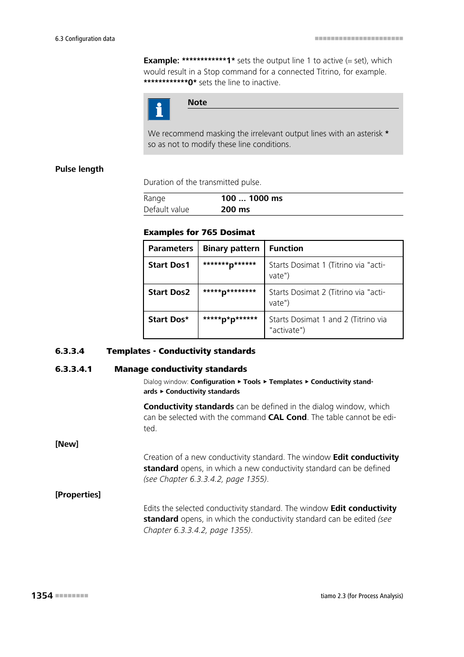 4 templates - conductivity standards, 1 manage conductivity standards | Metrohm tiamo 2.3 (process analysis) User Manual | Page 1370 / 1790