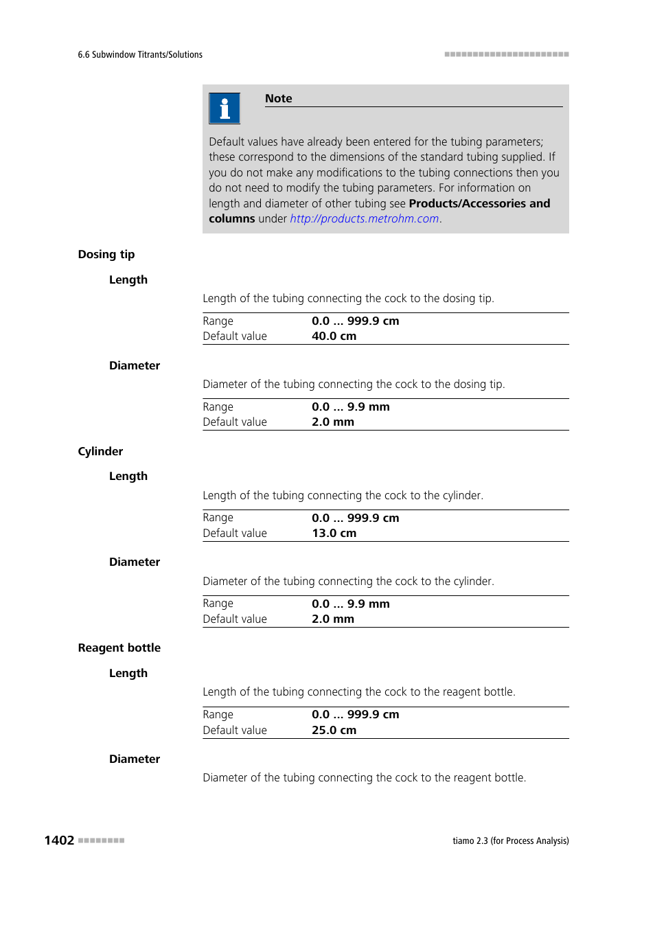 Metrohm tiamo 2.3 (process analysis) User Manual | Page 1418 / 1790