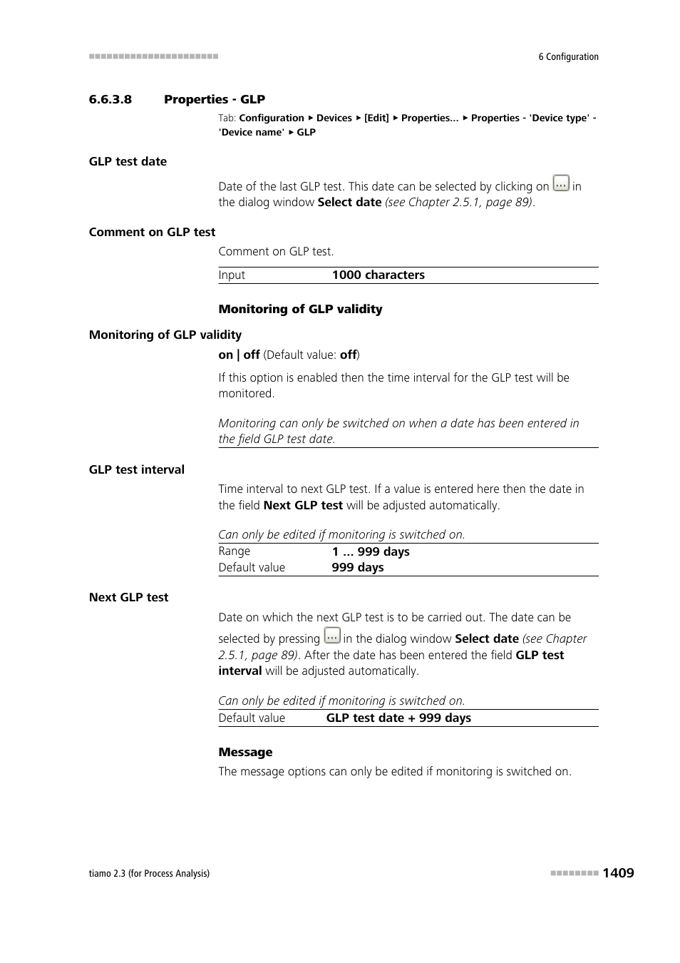 8 properties - glp | Metrohm tiamo 2.3 (process analysis) User Manual | Page 1425 / 1790