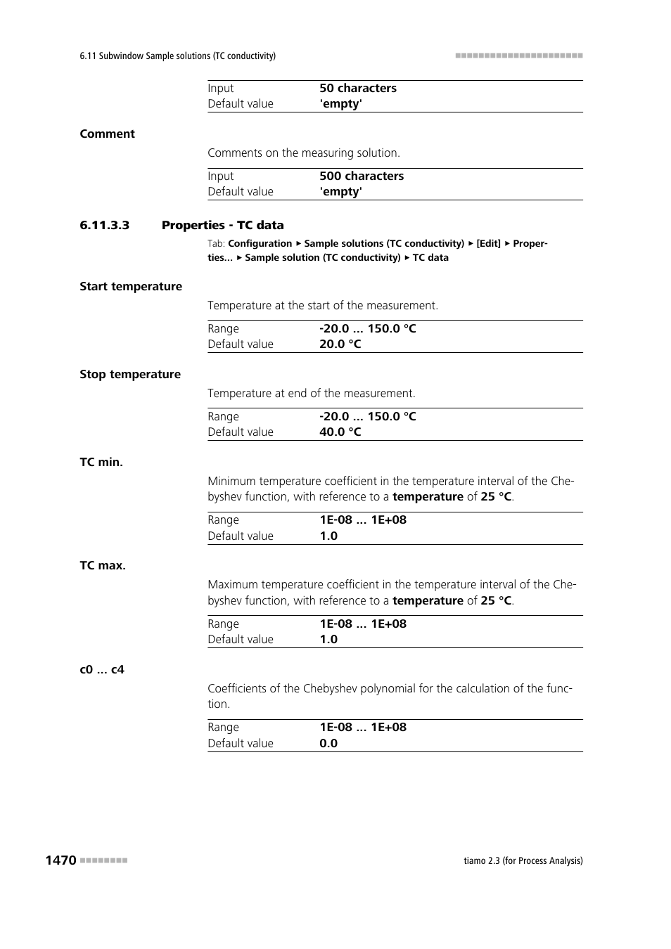 3 properties - tc data | Metrohm tiamo 2.3 (process analysis) User Manual | Page 1486 / 1790