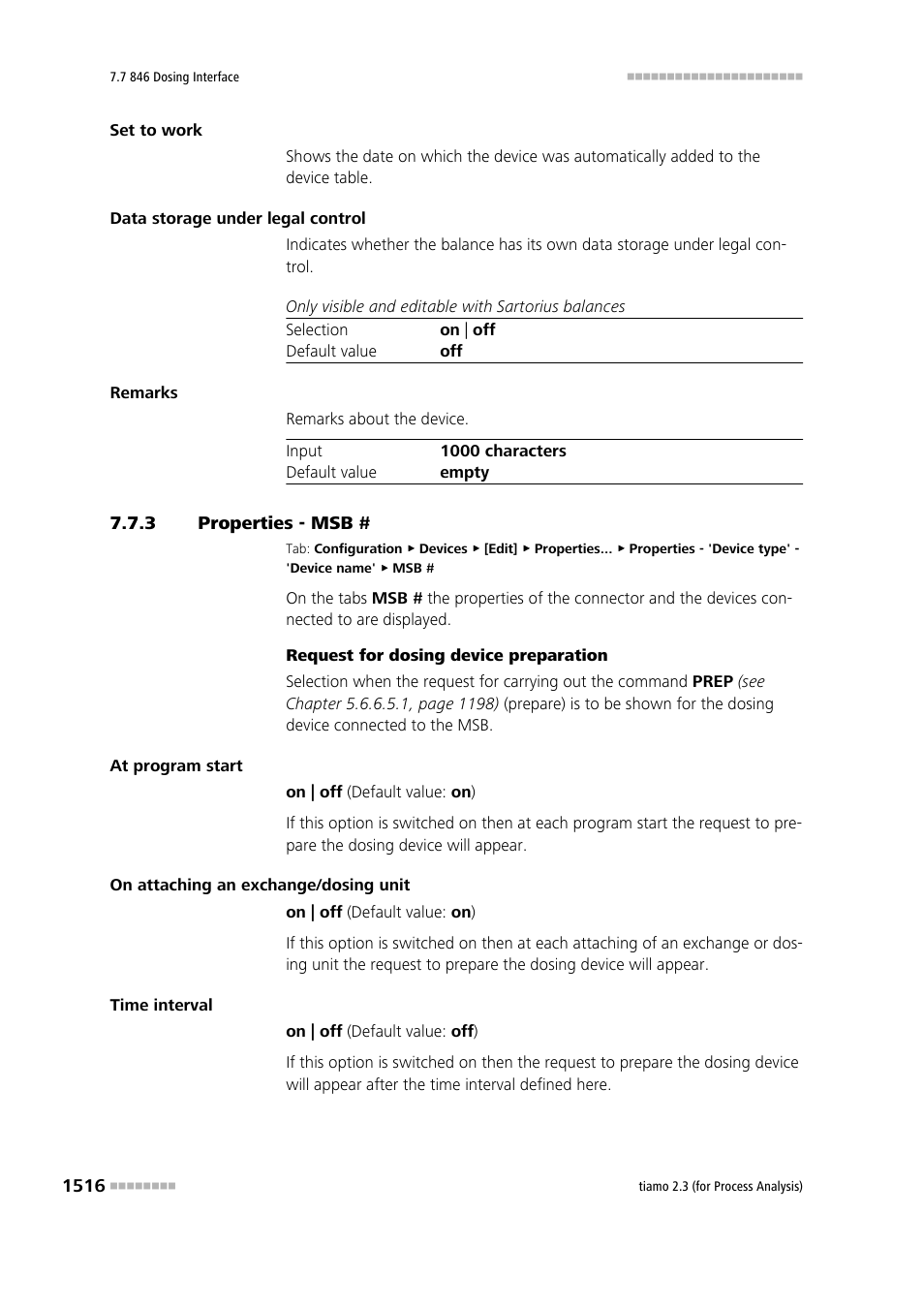 3 properties - msb, Properties - msb # 6 | Metrohm tiamo 2.3 (process analysis) User Manual | Page 1532 / 1790