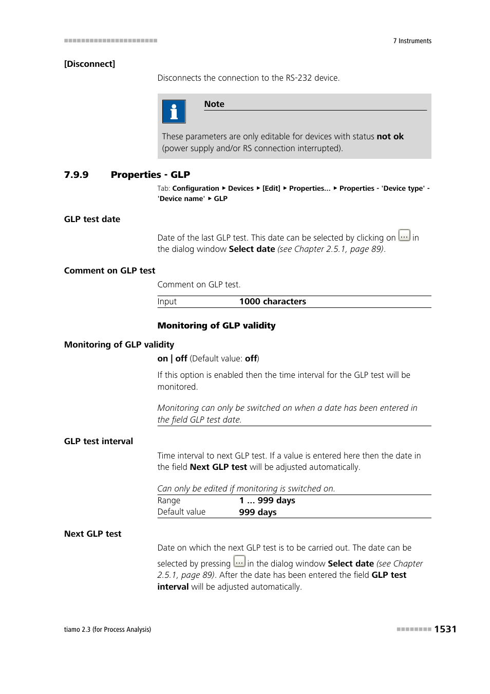 9 properties - glp, Properties - glp 1 | Metrohm tiamo 2.3 (process analysis) User Manual | Page 1547 / 1790