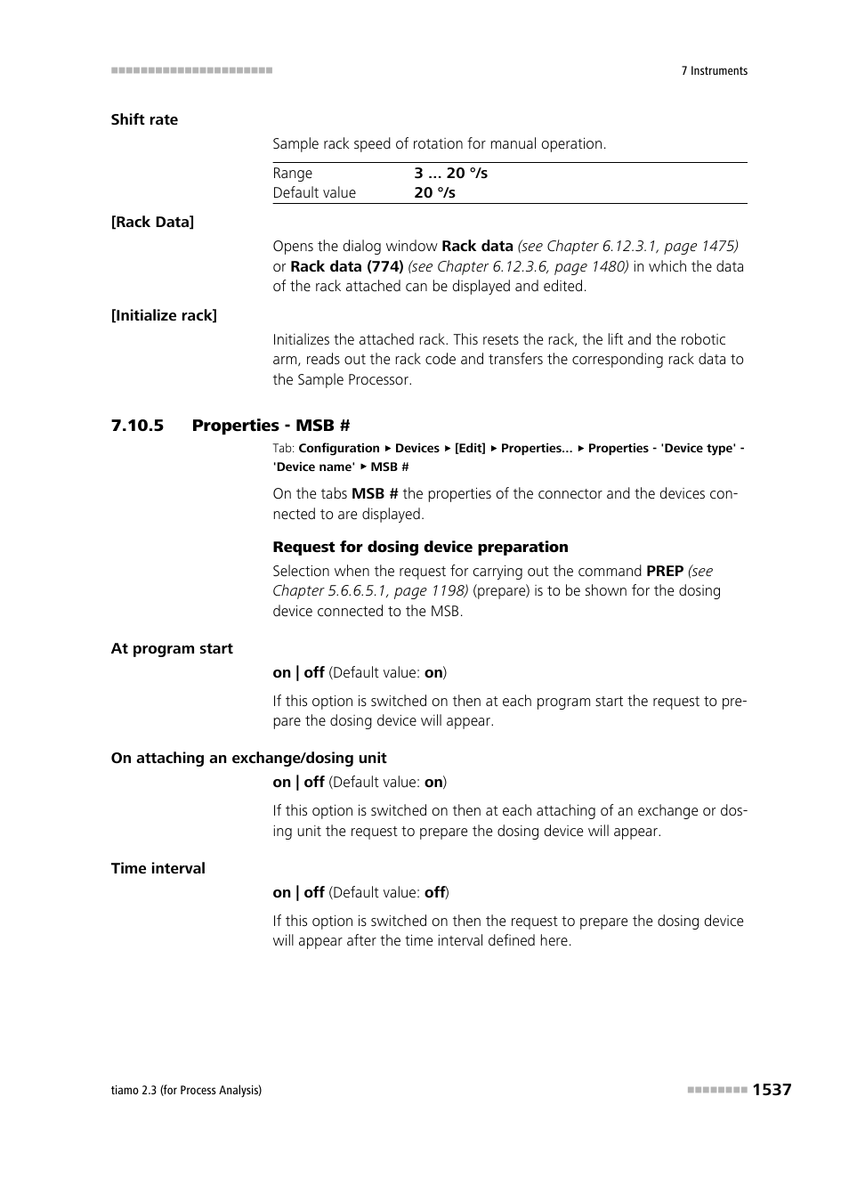 5 properties - msb, Properties - msb # 7 | Metrohm tiamo 2.3 (process analysis) User Manual | Page 1553 / 1790