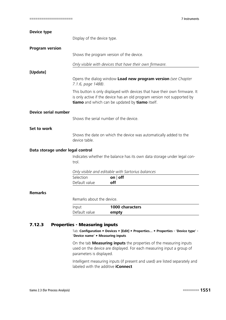 3 properties - measuring inputs, Properties - measuring inputs 1 | Metrohm tiamo 2.3 (process analysis) User Manual | Page 1567 / 1790