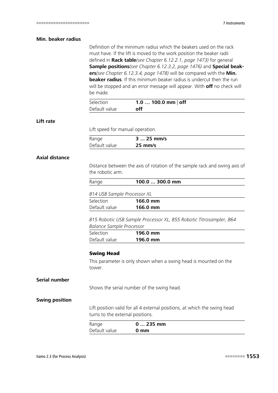 Metrohm tiamo 2.3 (process analysis) User Manual | Page 1569 / 1790