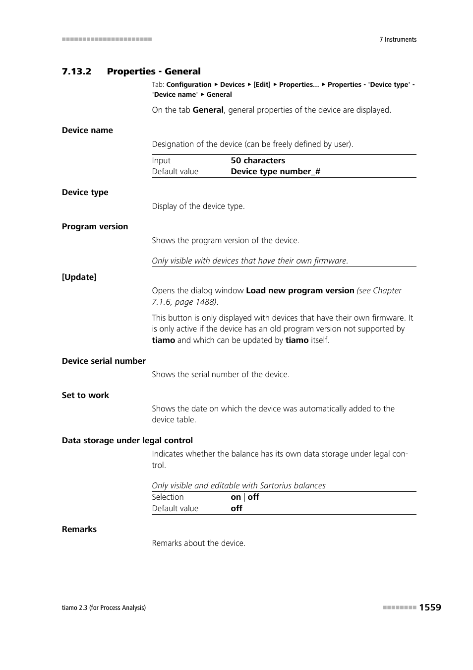 2 properties - general, Properties - general 9 | Metrohm tiamo 2.3 (process analysis) User Manual | Page 1575 / 1790