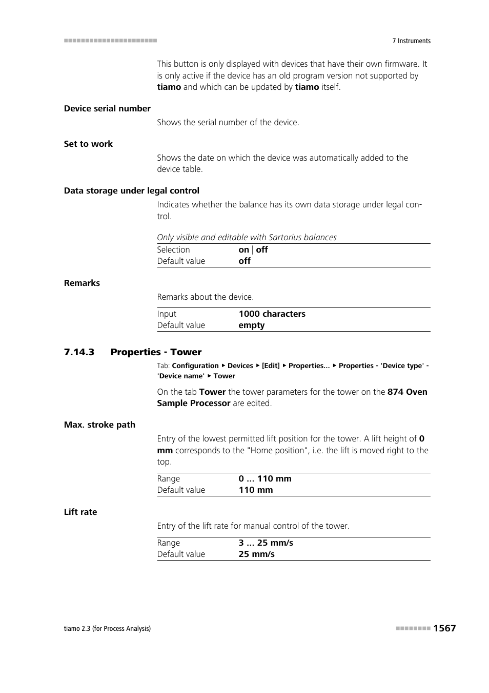 3 properties - tower, Properties - tower 7 | Metrohm tiamo 2.3 (process analysis) User Manual | Page 1583 / 1790