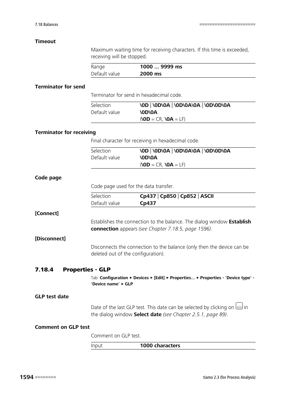 4 properties - glp, Properties - glp 4 | Metrohm tiamo 2.3 (process analysis) User Manual | Page 1610 / 1790