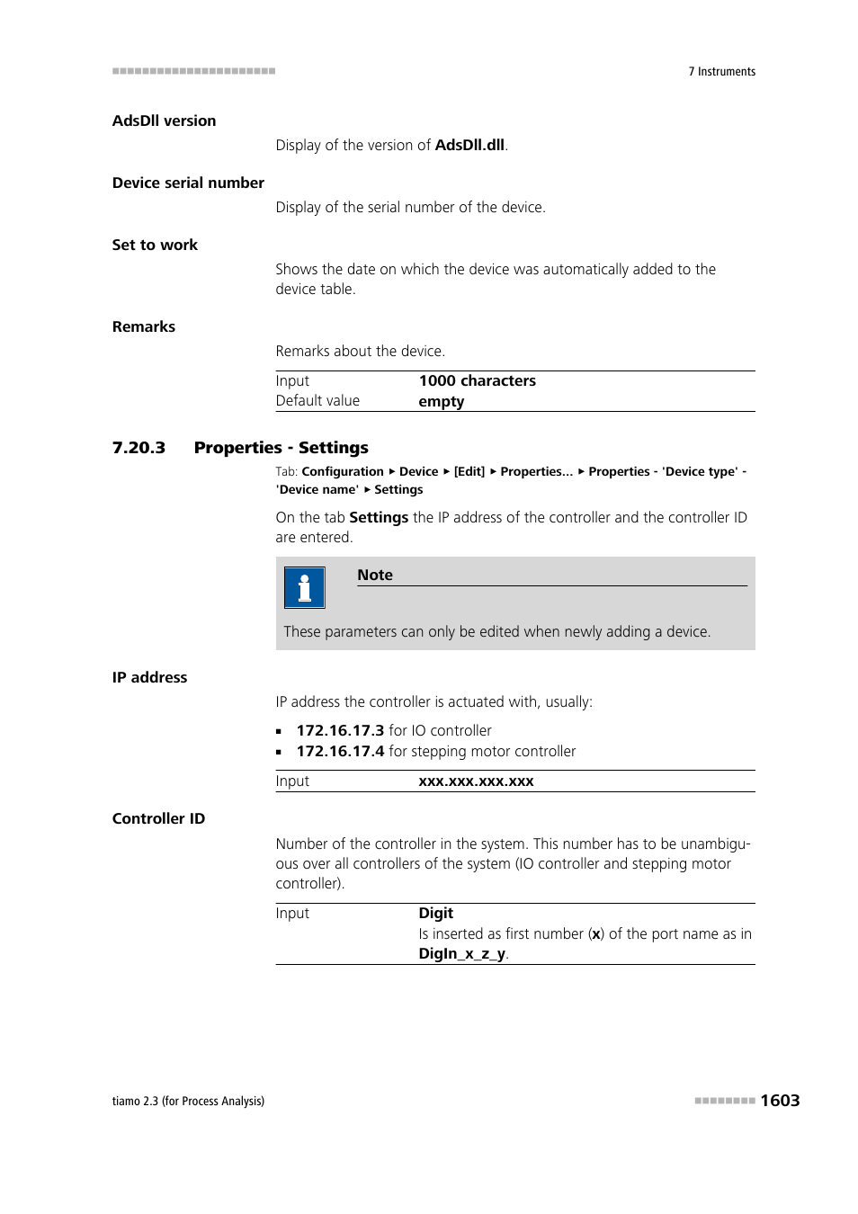 3 properties - settings, Properties - settings 3 | Metrohm tiamo 2.3 (process analysis) User Manual | Page 1619 / 1790