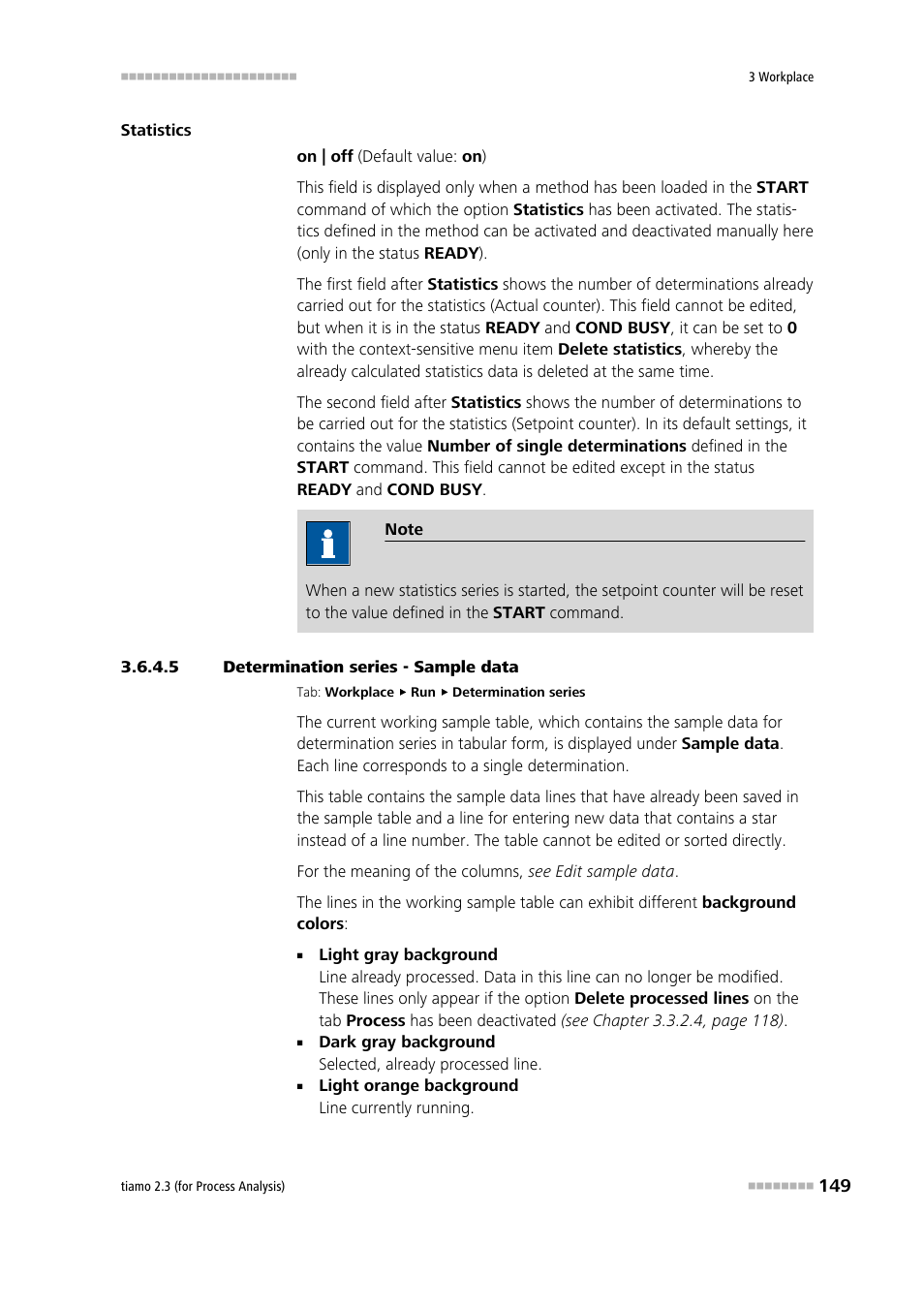 5 determination series - sample data, Edit sample table, Sample data | Metrohm tiamo 2.3 (process analysis) User Manual | Page 165 / 1790