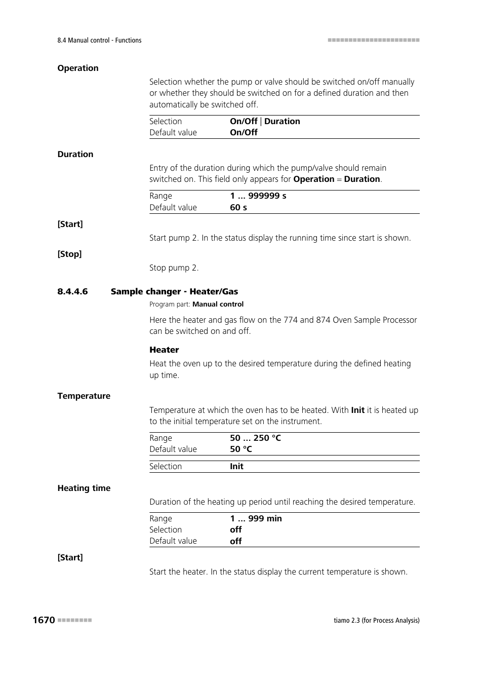 6 sample changer - heater/gas, Heater/gas | Metrohm tiamo 2.3 (process analysis) User Manual | Page 1686 / 1790