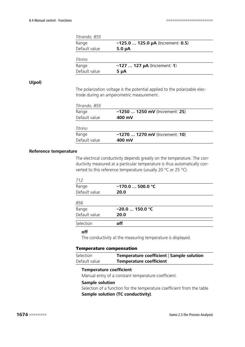 Metrohm tiamo 2.3 (process analysis) User Manual | Page 1690 / 1790