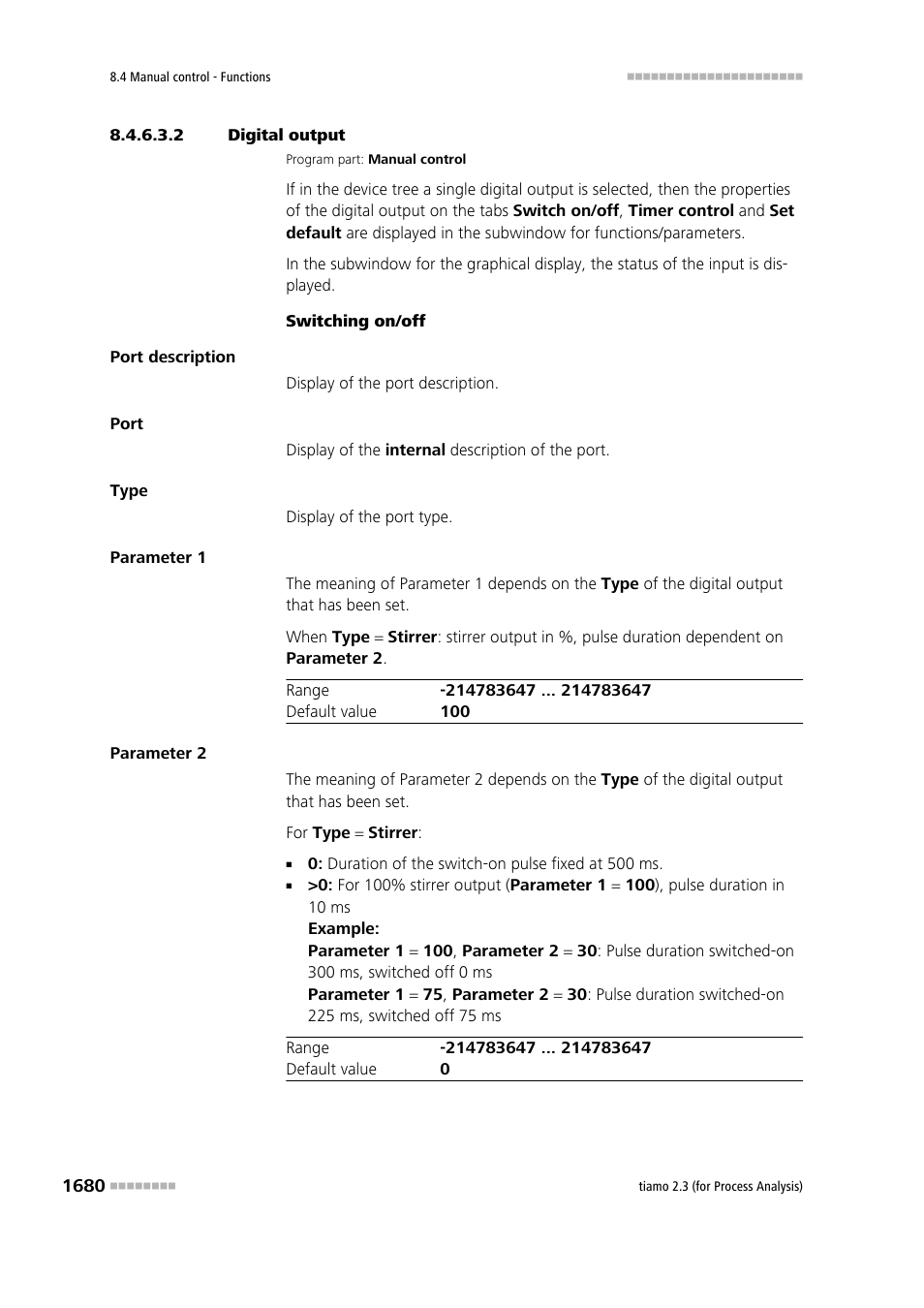 2 digital output | Metrohm tiamo 2.3 (process analysis) User Manual | Page 1696 / 1790