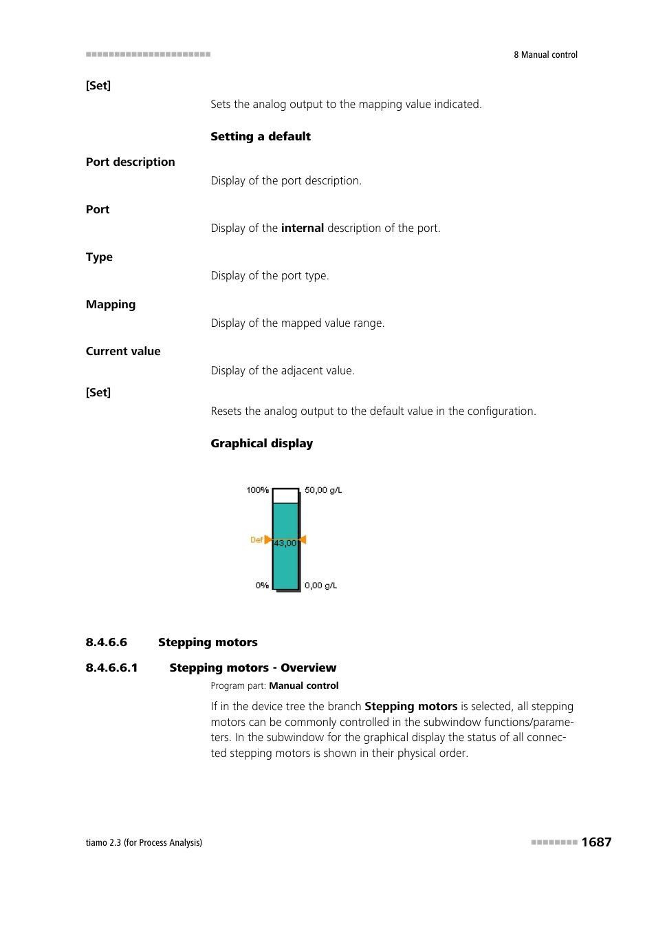 6 stepping motors, 1 stepping motors - overview, Stepping motors | Metrohm tiamo 2.3 (process analysis) User Manual | Page 1703 / 1790