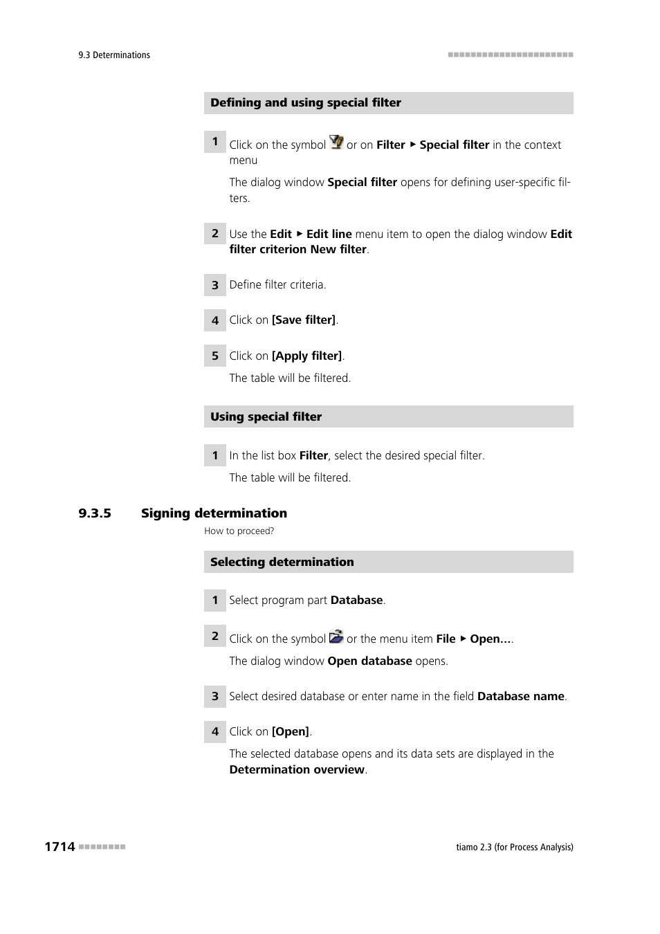 5 signing determination, Signing determination 4 | Metrohm tiamo 2.3 (process analysis) User Manual | Page 1730 / 1790