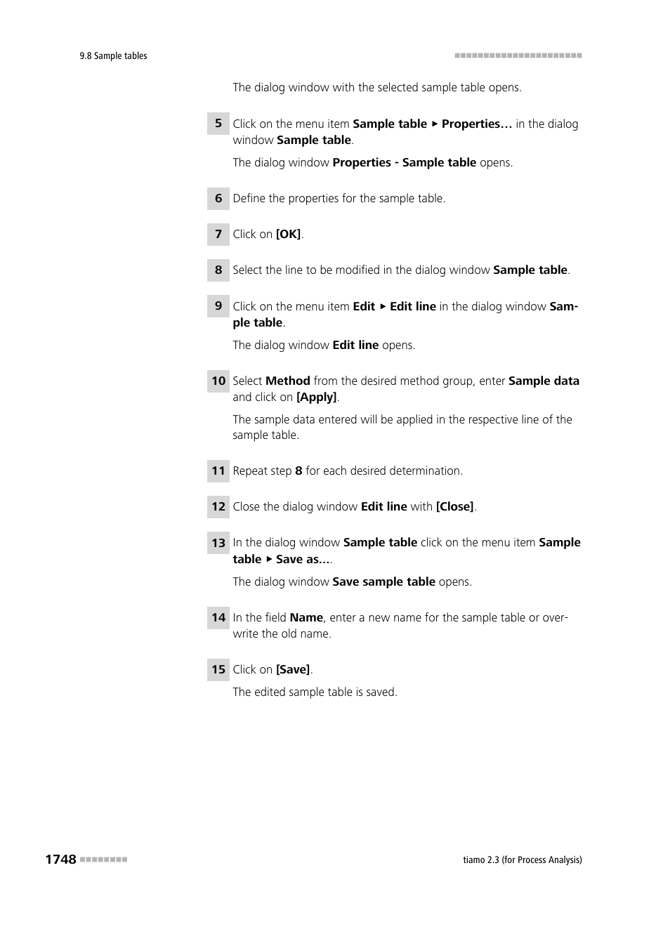 Metrohm tiamo 2.3 (process analysis) User Manual | Page 1764 / 1790