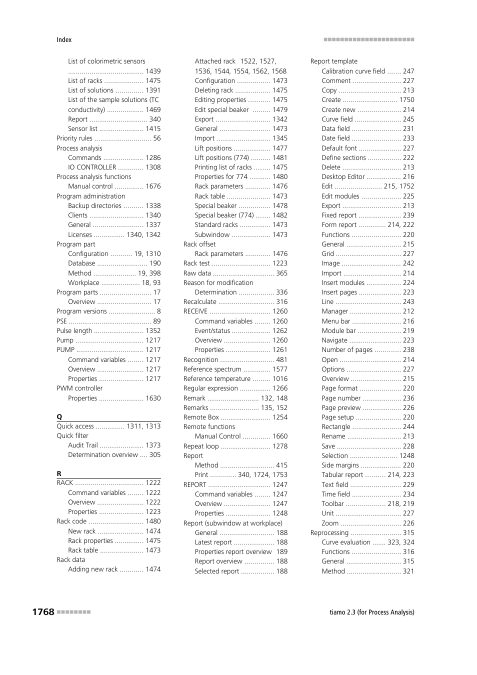 Metrohm tiamo 2.3 (process analysis) User Manual | Page 1784 / 1790