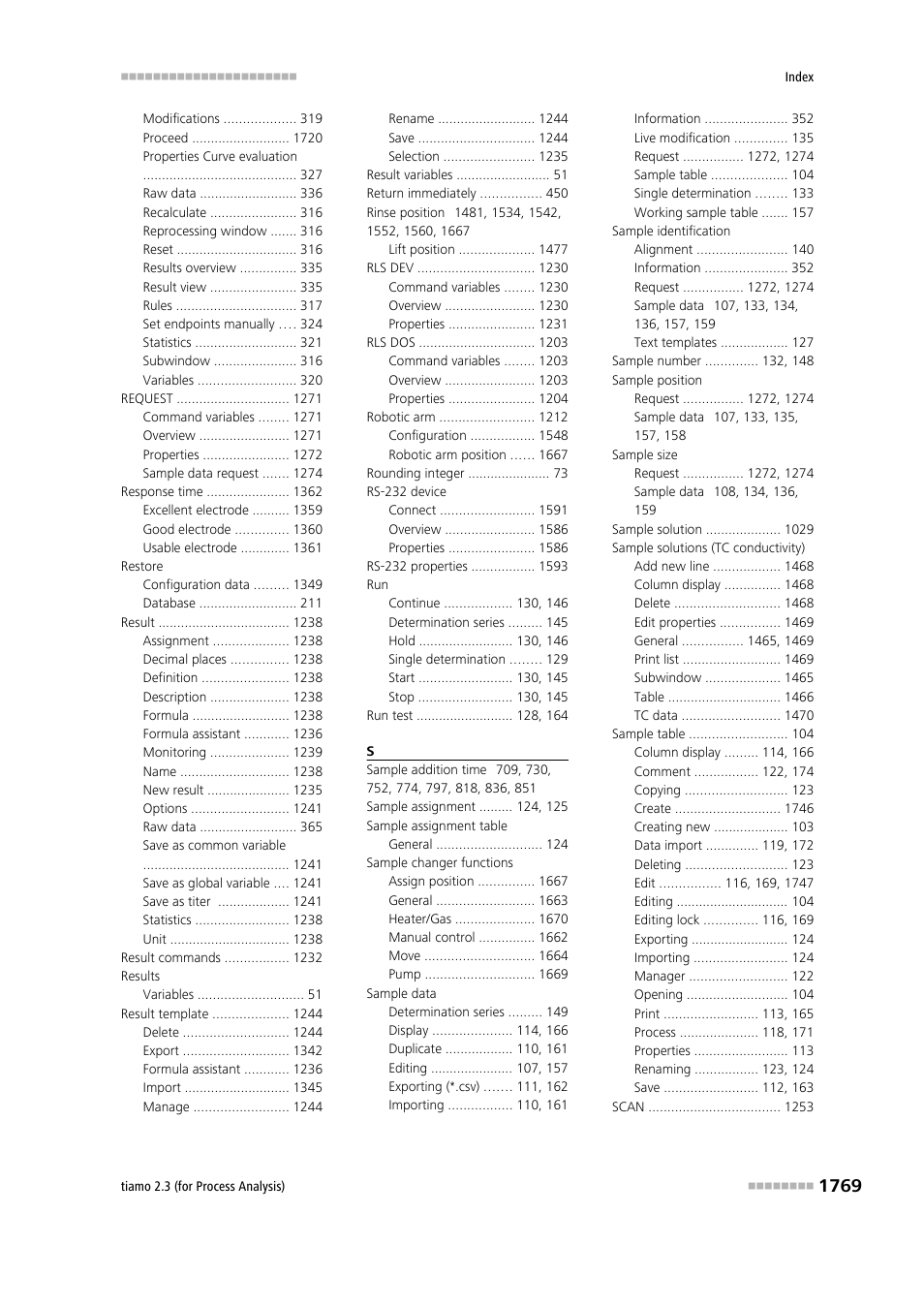 Metrohm tiamo 2.3 (process analysis) User Manual | Page 1785 / 1790